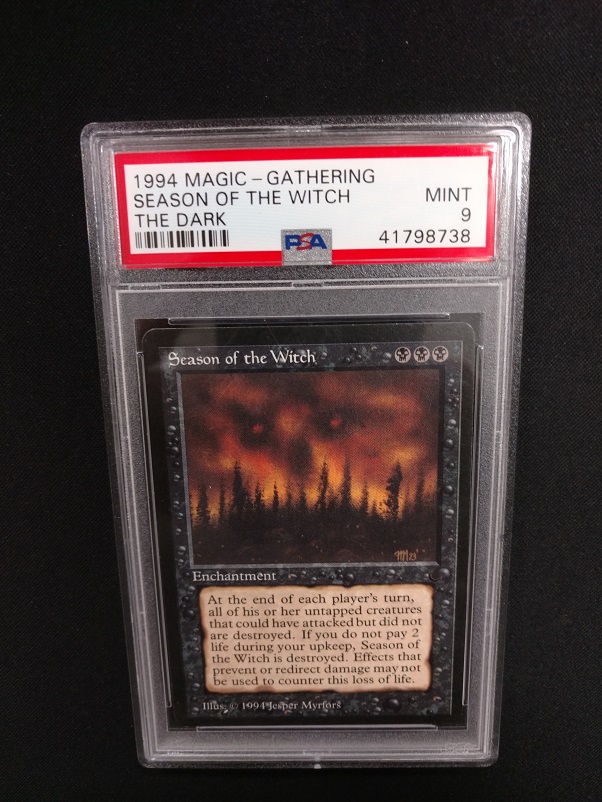 Season of the Witch PSA 9 Mint The Dark MTG Magic Graded Card